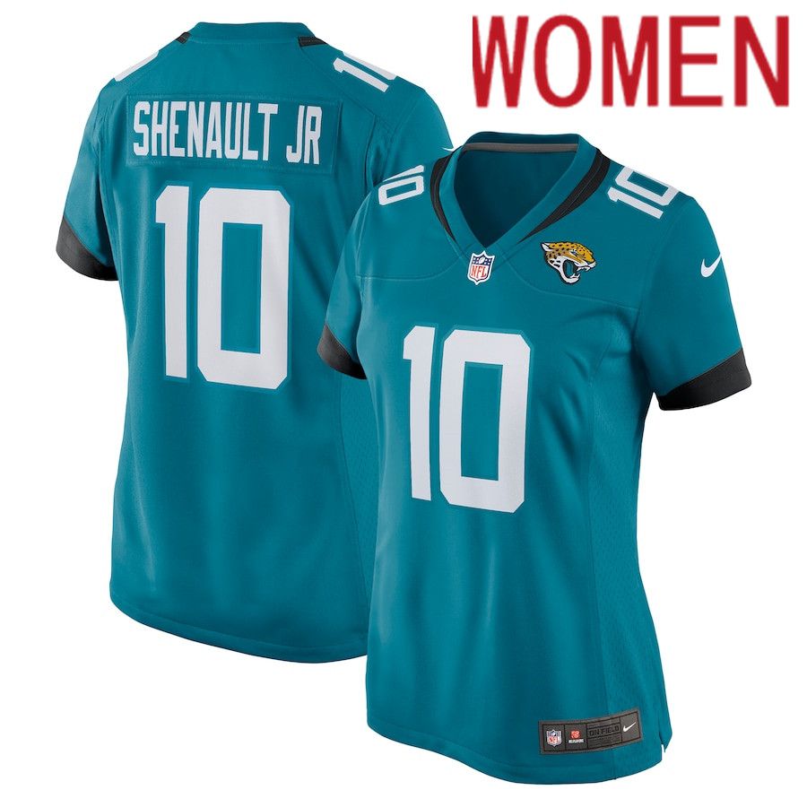 Women Jacksonville Jaguars 10 Laviska Shenault Jr. Nike Green Game Player NFL Jersey